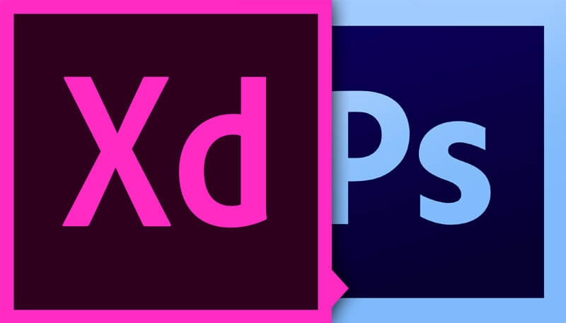 Adobe XD and Adobe Photoshop Logos